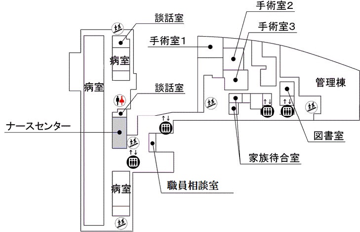 医療法人 聖比留会 厚南セントヒル病院5階のご案内